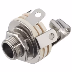 Monacor T-210, 6.3 mm, Acier inoxydable, Chrome, 9 mm