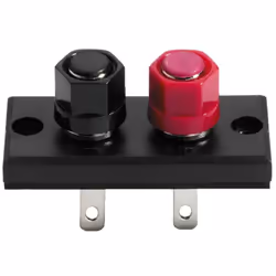 Informations techniques Poids : 23 g Fonctionnalités Terminal pour haut-parleur vissable, avec contacts nickelés, à visser ai ...