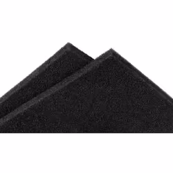 traits Façades en mousse acoustique pour haut-parleur, mousse à cellules ouvertes de couleur anthracite (10 mm d'épaisseur) a ...