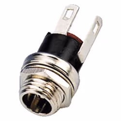 Monacor T-421, Acier inoxydable, 2,1 mm, 5,5 mm, 21 mm