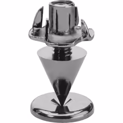 Monacor SPS-10/SC Acier Noir, Chrome