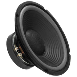Monacor SP-252E haut-parleur Noir Avec fil 75 W