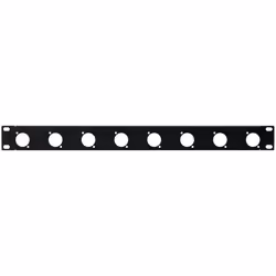 Monacor RCP-8732U, Noir, 1U, 482 mm, 44,5 mm, 1 pièce(s)