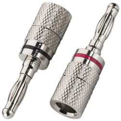 Monacor BP-104 connecteur de fils banana Argent