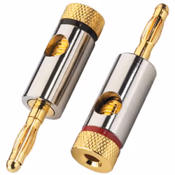 Monacor BP-150, banana, Or, Or, 2 pièce(s)