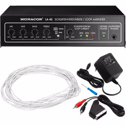 Monacor Loop Amplificatore (LA-40) Noir