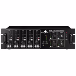 Monacor PA-4040, 5.0 canaux, 65 W, 1%, 75 dB, 50 - 17000 Hz, Bornes à vis