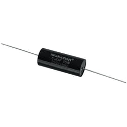 Monacor MKPA-68 différente capacité Noir Cylindrique