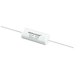 Monacor MKTA-100 différente capacité Blanc Cylindrique