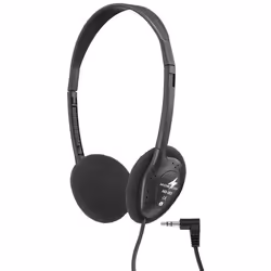 Monacor MD-302, Avec fil, 20 - 20000 Hz, Musique, 50 g, Écouteurs, Noir