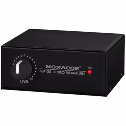 Monacor SLA-35, 0,03%, 83 dB, 35000 Ohm, 1600 Ohm, 5 - 50000 Hz, RCA