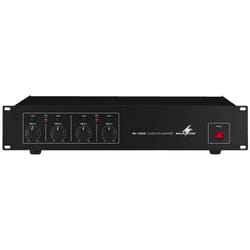Monacor PA-1450D amplificateur audio 4.0 canaux Spectacle/Scène Noir