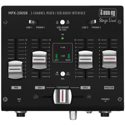 IMG Stage Line MPX-20USB 3 canaux 20 - 20000 Hz Noir