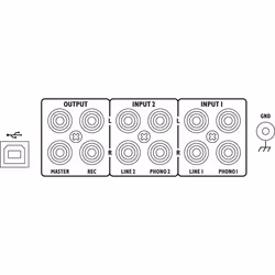 IMG Stage Line MPX-20USB 3 canaux 20 - 20000 Hz Noir