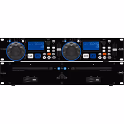 Monacor CD-230USB, USB Type-A, MMC, SD, Secteur, 230 V, 482 mm, 90 mm