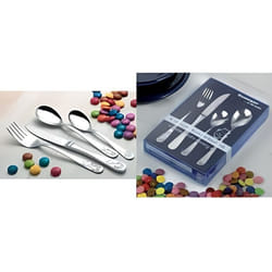 Couverts pour enfants - Esmeyer - BAMBINO - Acier inoxydable - Compatible lave-vaisselle - 4 pièces