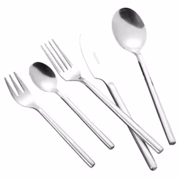 Esmeyer 142-034 kit de vaisselle 30 pièce(s) Acier inoxydable, Blanc