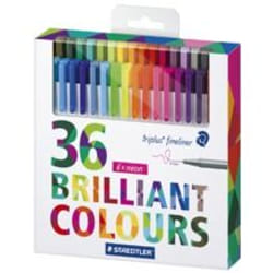 Staedtler triplus fineliner 334 stylo fin Multicolore 36 pièce(s)