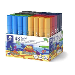 Feutre de coloriage - STAEDTLER - 328 - 48 feutres triangulaires - Pointe large 5-6 mm - Encre lavable