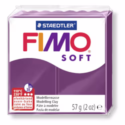 GRAINE CREATIVE Fimo Soft 57G Violet Royal/ 8020-66, Violet, 1 pièce(s), 14 an(s), Garçon/Fille, Pâte à modeler, Allemagne