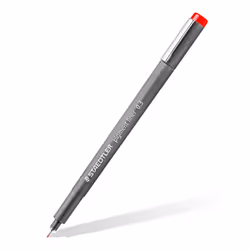 Staedtler Pigment Liner stylo fin Bleu, Marron, Vert, Orange, Rouge, Violet 6 pièce(s)