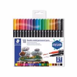 Staedtler 3187, Multicolore, Multicolore, 3 mm, 18 pièce(s), Ampoule