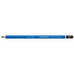 Staedtler Mars Lumograph, 12B, Bleu, Hexagonal, Art, Dessin graphique, Loisir, Bureau, École, Technical drawing, Allemagne, P ...