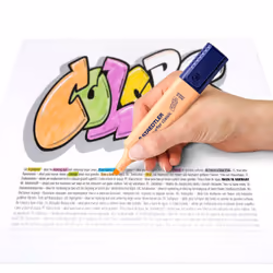 Staedtler 364 C marqueur 6 pièce(s) Pointe biseautée Citron vert, Menthe, Pêche, Rose, Violet, Jaune - Vue supplémentaire 4