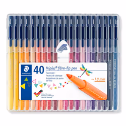 Staedtler Triplus Color 323 stylo-feutre Fin Multicolore 40 pièce(s)