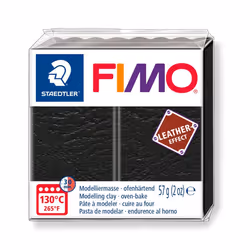 Staedtler FIMO 8010, Pâte à modeler, Noir, Adulte, 1 pièce(s), 1 couleurs, 130 °C