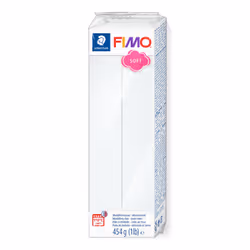 Staedtler FIMO 8021, Pâte à modeler, Blanc, 1 pièce(s), 1 couleurs, 110 °C, 30 min