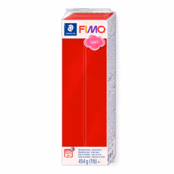Staedtler FIMO 8021, Pâte à modeler, Rouge, 1 pièce(s), 1 couleurs, 110 °C, 30 min