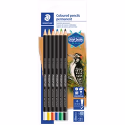 Crayon marqueur sec - STAEDTLER - Lumocolor permanent - Couleur: Noir - Indélébile - Opaque