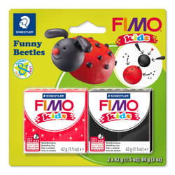 Staedtler FIMO 8035 Pâte à modeler 84 g Noir, Rouge 2 pièce(s)