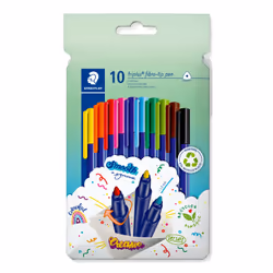 Staedtler 323 C10, 10 couleurs, Couleurs assorties, 1 mm, Triangle, Plastique, Encre à base d'eau