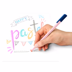 Staedtler 323 SB6 PA stylo-feutre Cyan, Gris clair, Menthe, Pêche, Rose, Violet 6 pièce(s)