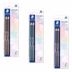 Staedtler 119, 2B, Multicolore, Triangulaire, Dessin graphique, 4 mm, 2 pièce(s)