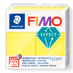 Staedtler FIMO 8010, Pâte à modeler, Jaune, Adulte, 1 pièce(s), Neon yellow, 1 couleurs