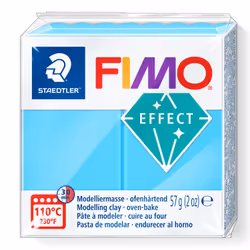 Staedtler FIMO 8010, Pâte à modeler, Bleu, Adulte, 1 pièce(s), Neon blue, 1 couleurs
