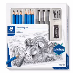 Staedtler 100, Multicolore, Bleu, Gris, 7 pièce(s)