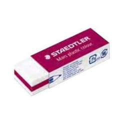 Staedtler Mars 526 50 E1 gomme à effacer Plastique Magenta, Blanc 1 pièce(s)
