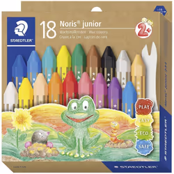 Crayons de cire Noris junior Etui 18pcs Hauteur 32 Adapté à l'induction nein Compatible avec les micro-ondes nein Adapté au f ...
