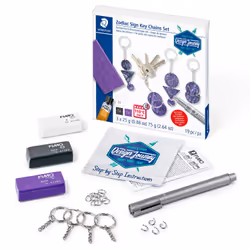 Staedtler 61 DJT2 composant pour poterie et modelage Pâte à modeler 75 g Noir, Violet, Argent, Blanc