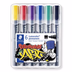 Staedtler Lumocolor permanent marker 350 marqueur indélébile 6 pièce(s)