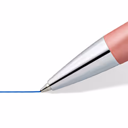 Staedtler 444 Bleu Stylo à bille rétractable avec clip Moyen 1 pièce(s)