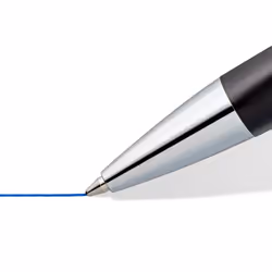 Staedtler 444 Bleu Stylo à bille rétractable avec clip Moyen 1 pièce(s)