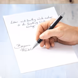 Staedtler 444 Bleu Stylo à bille rétractable avec clip Moyen 1 pièce(s)