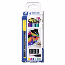 Staedtler Lumocolor permanent pen 318, Jaune, 1 pièce(s)