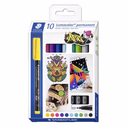 Staedtler Lumocolor permanent pen 318, Jaune, 1 pièce(s)