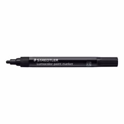 Staedtler Lumocolor , Noir, Noir, Black, 1 couleurs, Pointe ogive, Rond